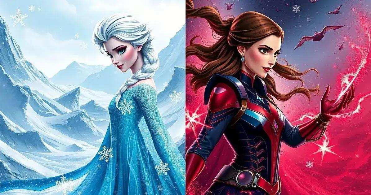 A origem dos poderes de Elsa e Wanda A origem dos poderes de Elsa e Wanda