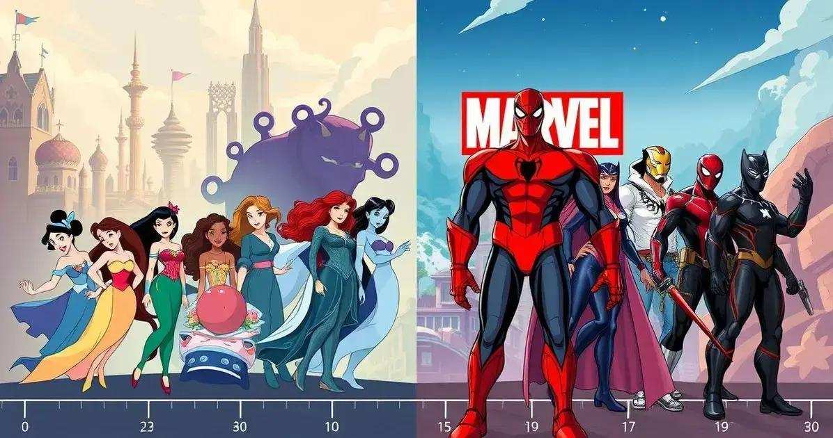 Como a evolução dos heróis da Disney e da Marvel reflete o mundo real?