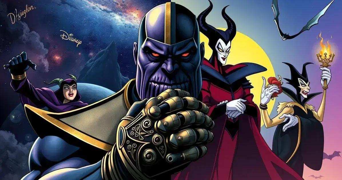 Comparação com vilões da Disney