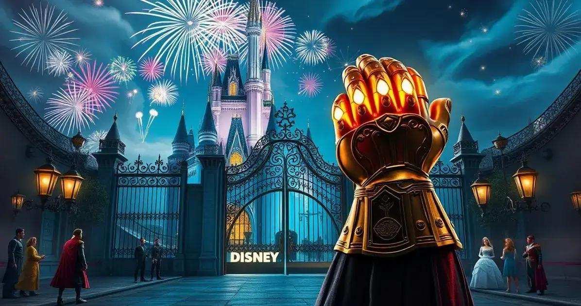 Comparação entre os mundos de Marvel e Disney