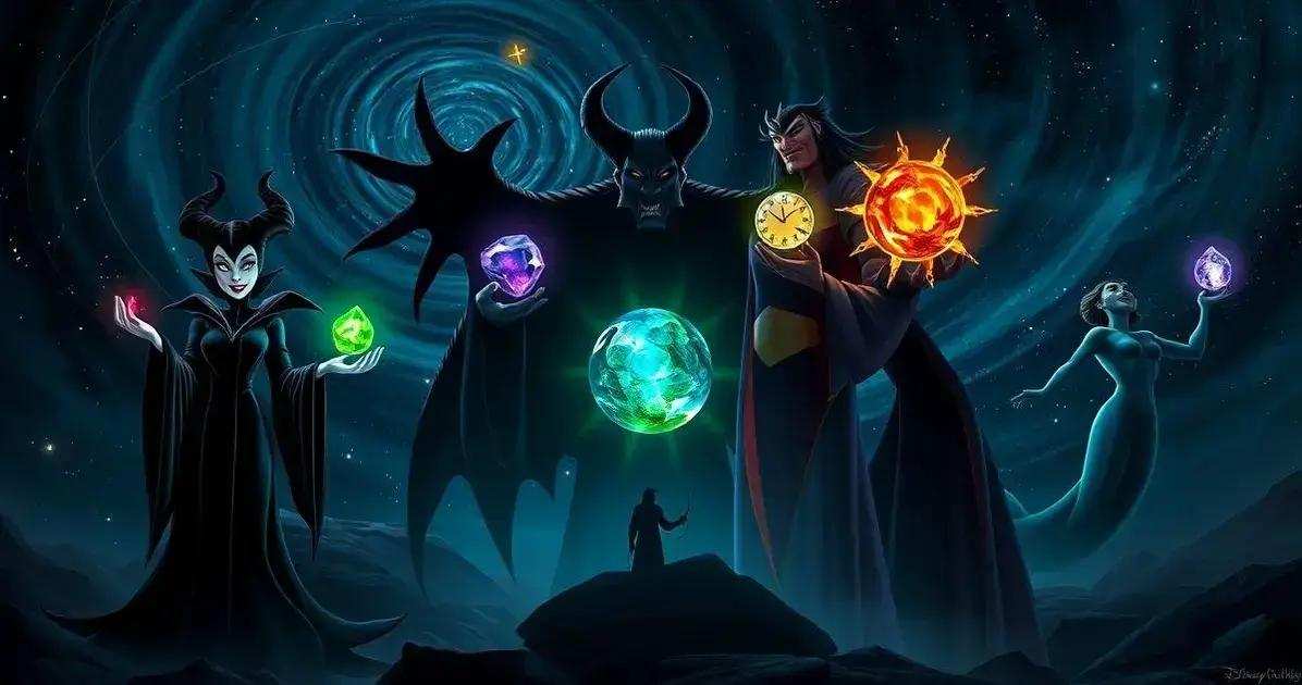 E se os vilões da Disney tivessem as Joias do Infinito? Quem venceria?