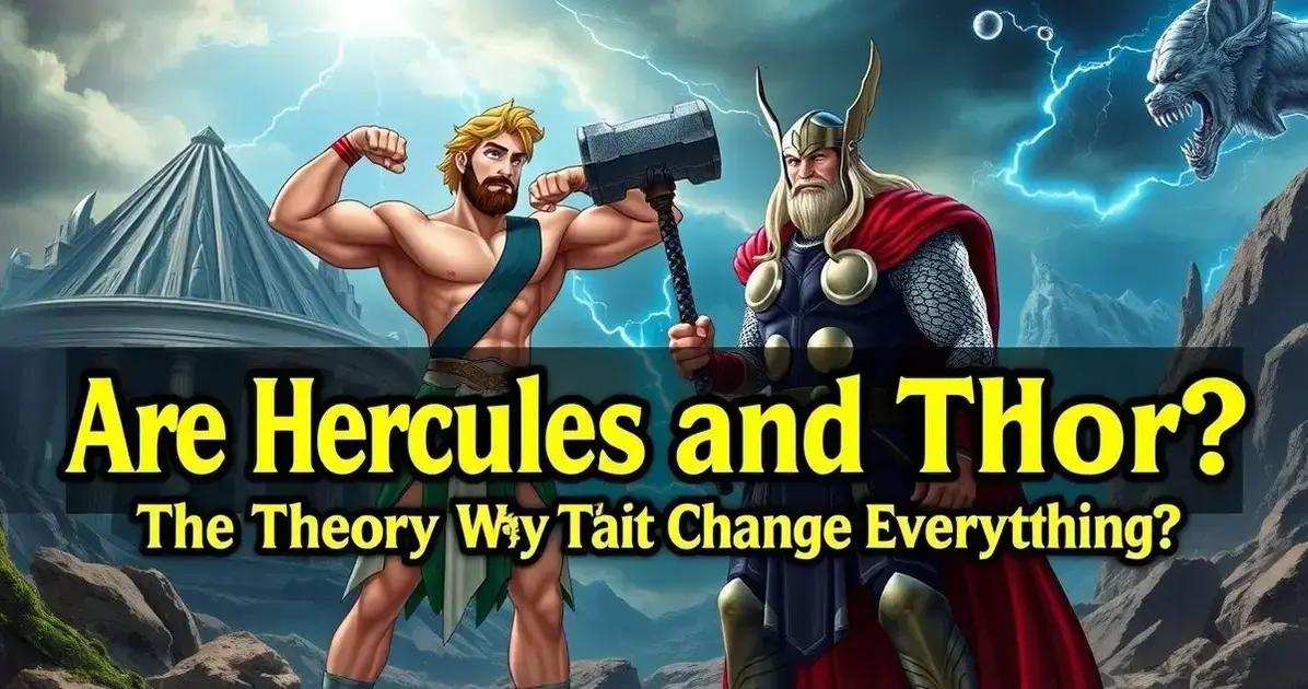 Hércules (Disney) e Thor são parentes? A teoria que pode mudar tudo