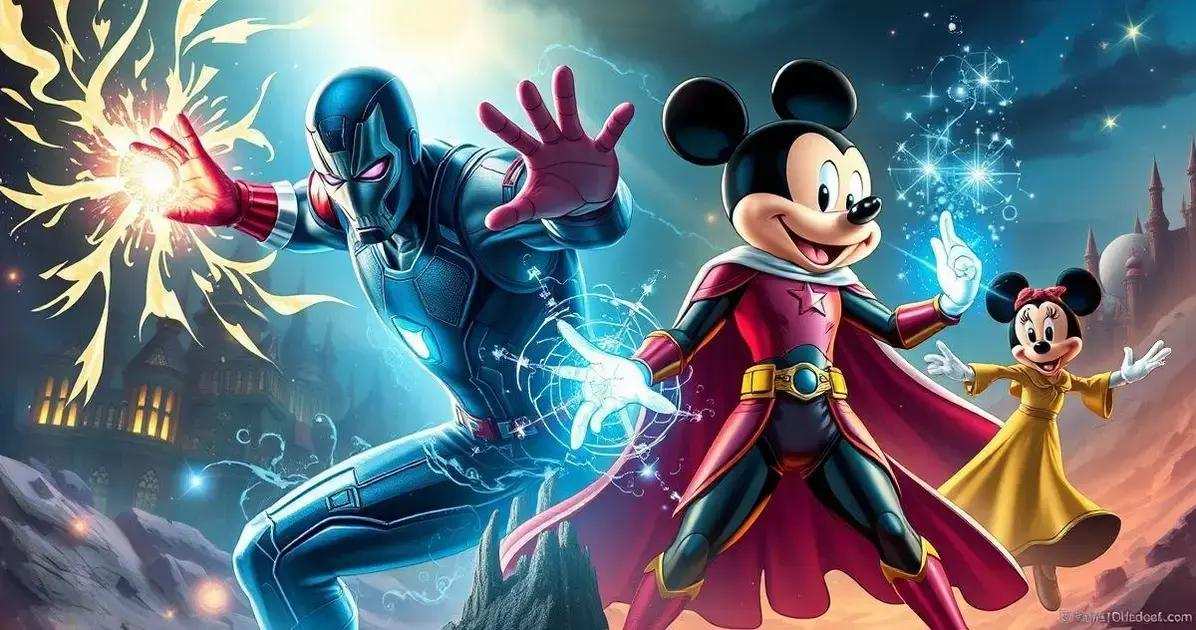 Paralelos entre superpoderes e magia Disney